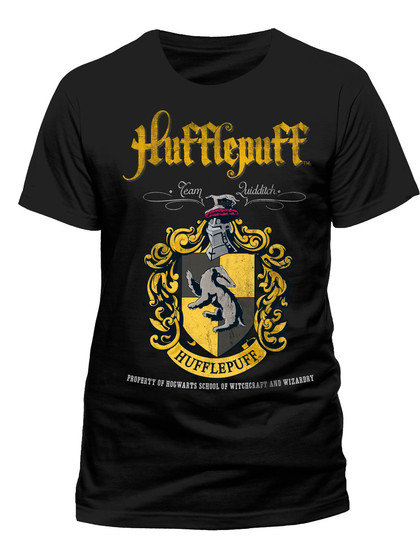 Harry Potter - Hufflepuff Quidditch T-Shirt Black
