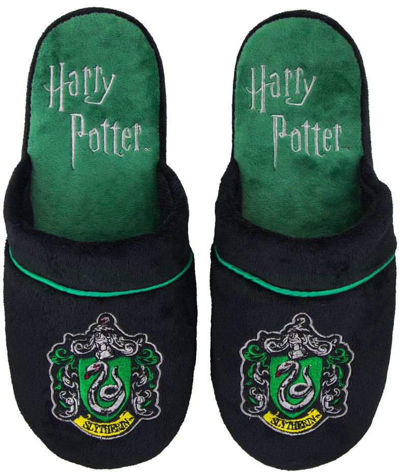 Harry Potter - Slytherin Slippers Black