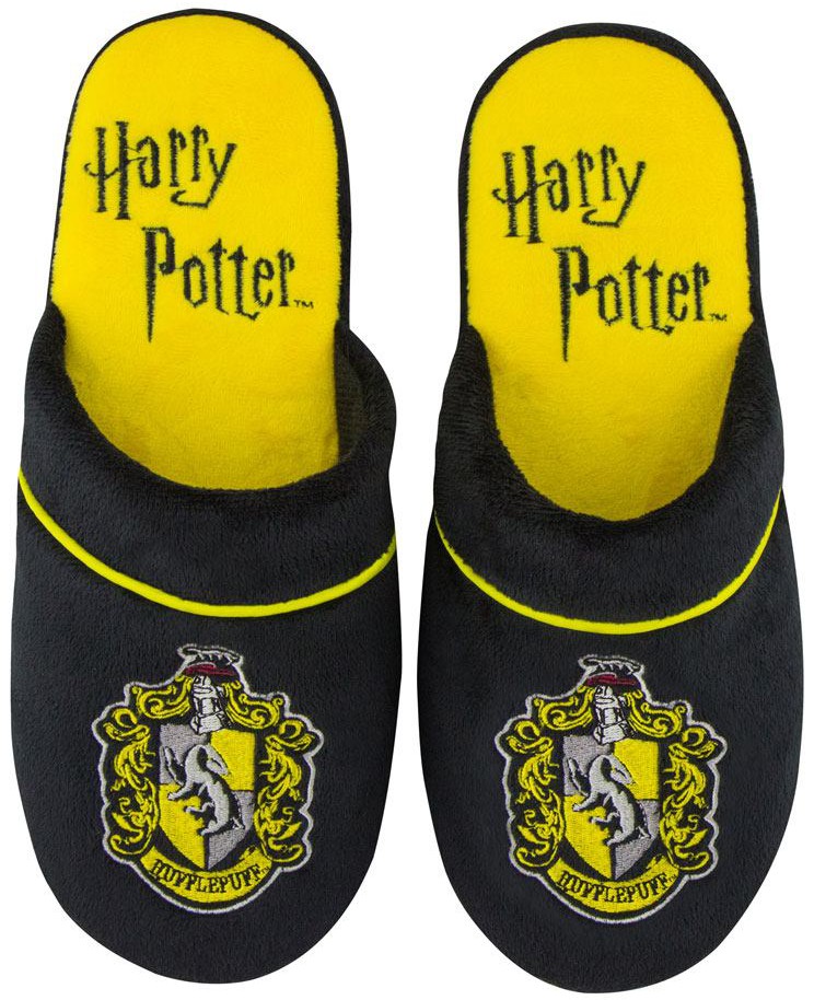 Läs mer om Harry Potter - Hufflepuff Slippers Black