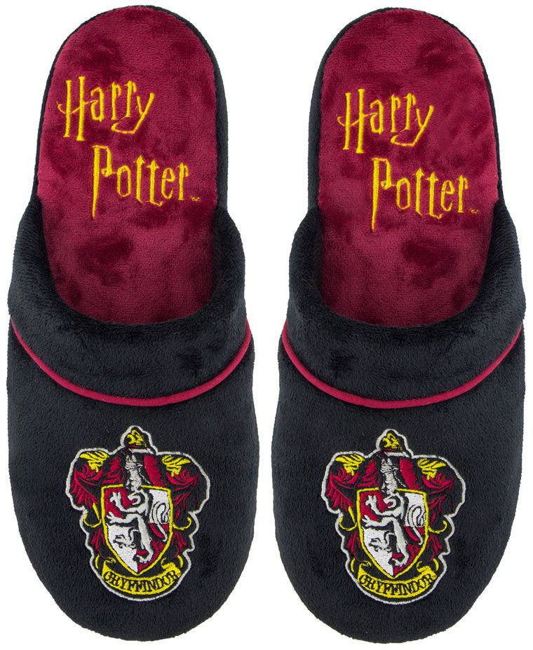 Harry Potter - Gryffindor Slippers Black