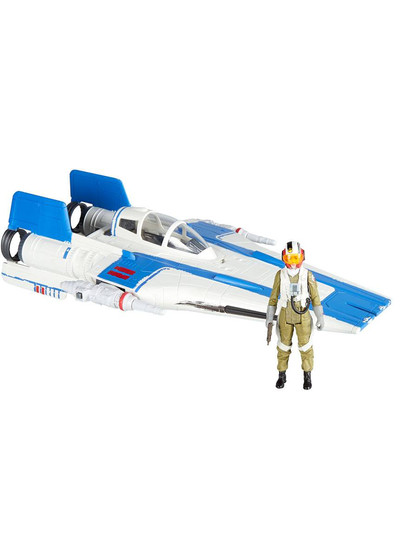 Star Wars Force Link 2.0 - A-wing Fighter and Resistance Pilot