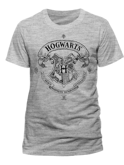 Harry Potter - Hogwarts T-Shirt Grey