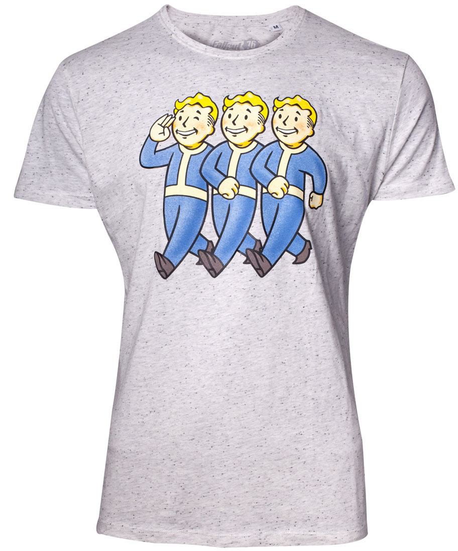Läs mer om Fallout - Three Vault Boys T-Shirt
