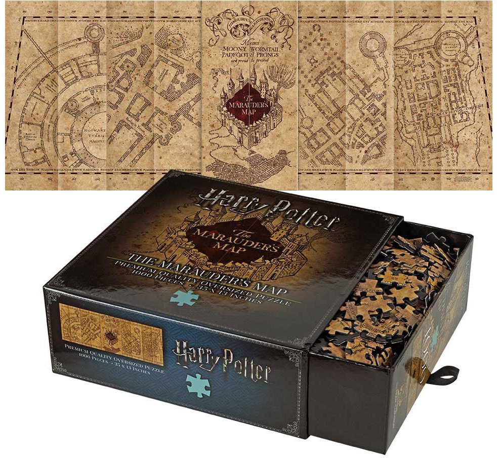 Läs mer om Harry Potter - Jigsaw Puzzle The Marauders Map Cover