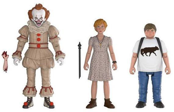 It 2017 - Pennywise, Ben, Beverly 3-Pack - 10 cm