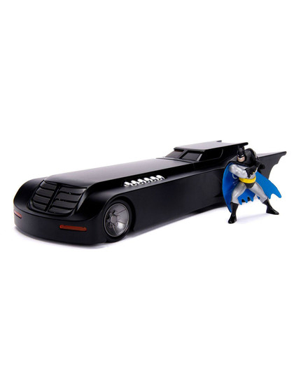 Batman Animated Series - Batmobile with figure Metals Diecast Model - 1/24