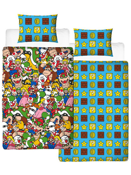 Super Mario - Duvet Set Reversible Gang - 135 x 200 cm