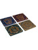 Harry Potter - Coaster Houses Crests 4-Pack