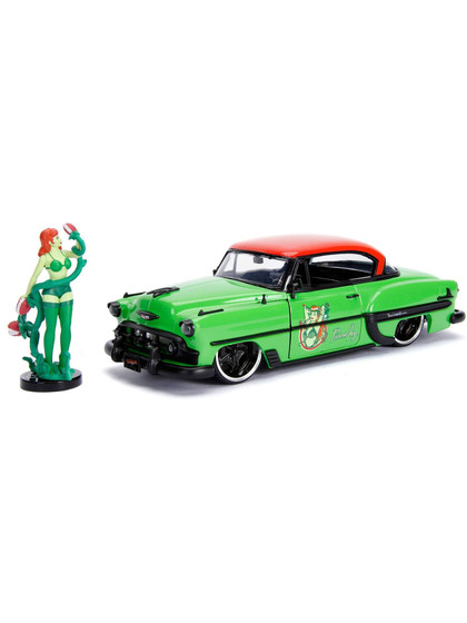 DC Bombshells - 1953 Chevy Bel Air Hard Top with Poison Ivy Hollywood Rides - 1/24
