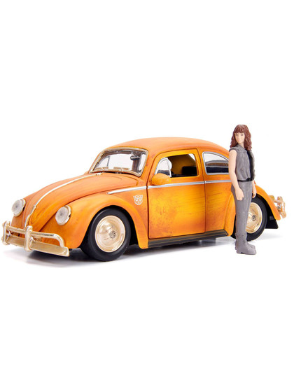 Transformers - Bumblebee Volkswagen Beetle with Figure - 1/24
