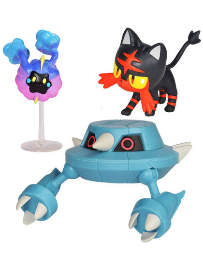 Pokemon - Battle Mini Figures Litten, Cosmog & Metang