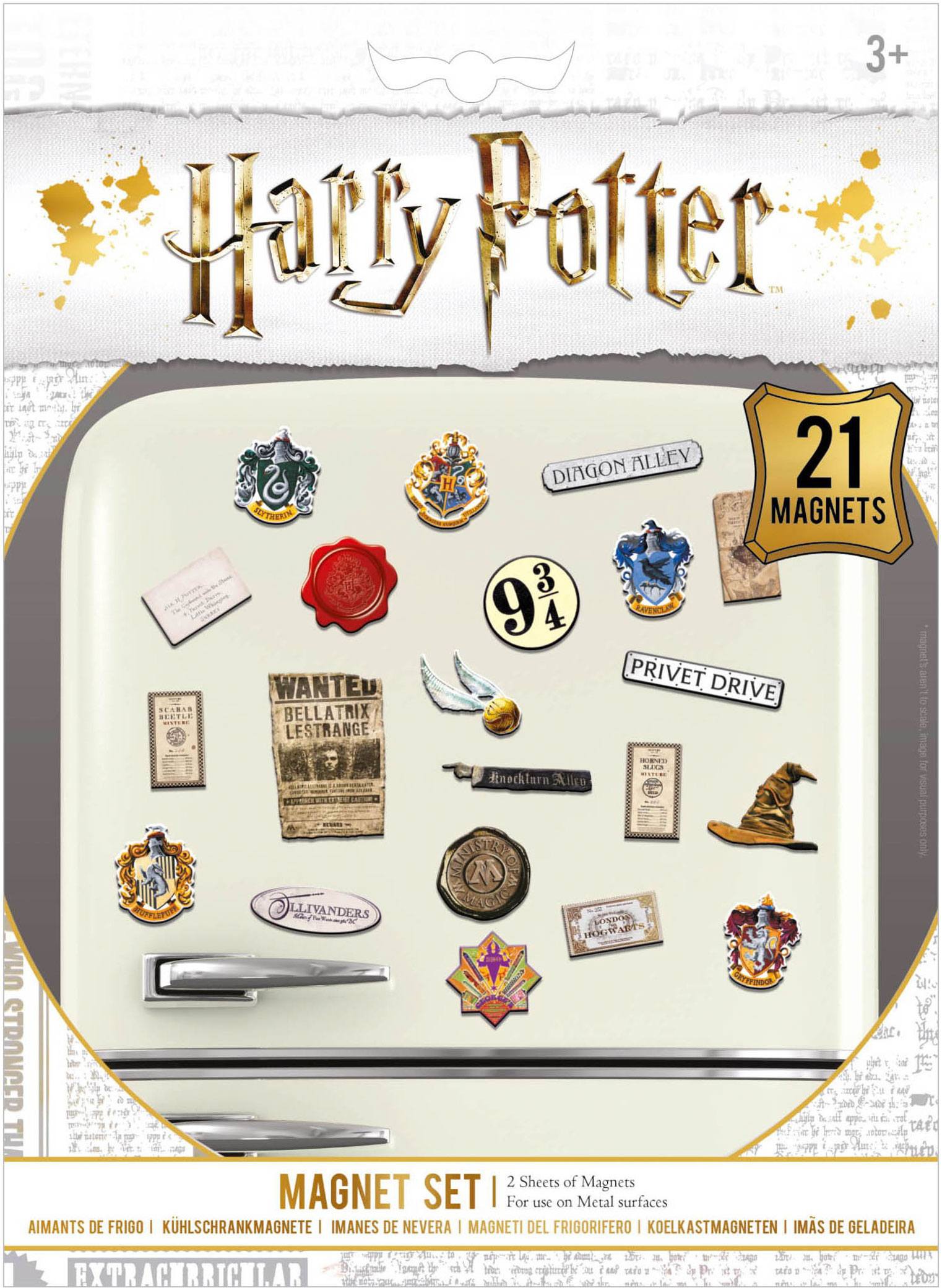Läs mer om Harry Potter - Wizardry Fridge Magnets