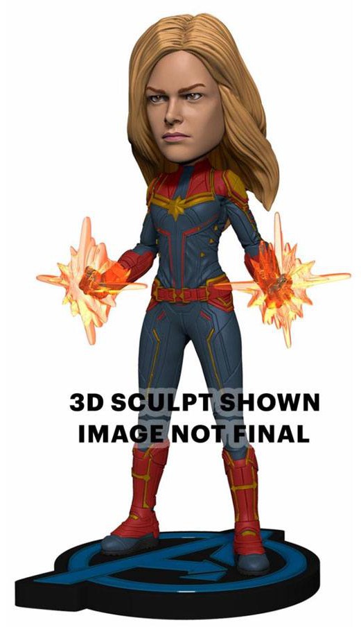 Avengers: Endgame - Head Knocker Bobble-Head Captain Marvel