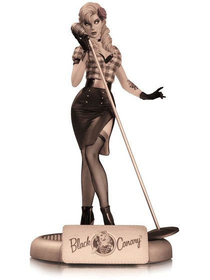 DC Comics Bombshells - Black Canary Sepia Variant Statue