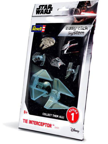 Star Wars - Level 2 Easy-Click Snap Model Kit TIE Interceptor