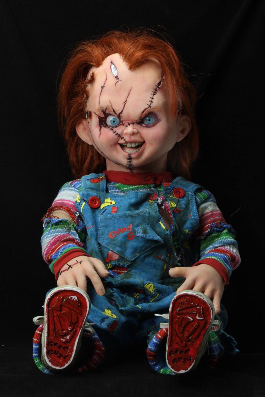 Läs mer om Bride of Chucky - Chucky Doll Prop Replica - 1/1