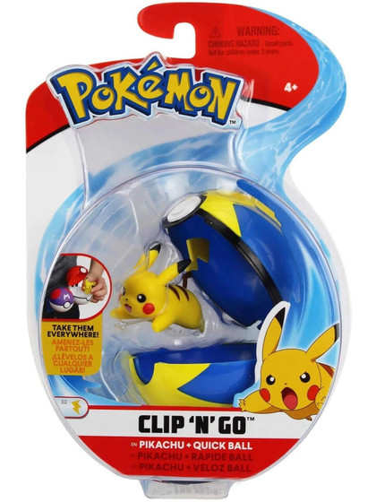 Pokemon - Pikachu Clip´n´Go Quick Ball