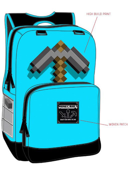 Minecraft - Diamond Pickaxe Backpack