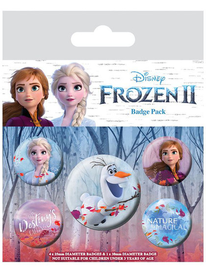 Frozen 2 - Destiny Pin Badges 5-Pack