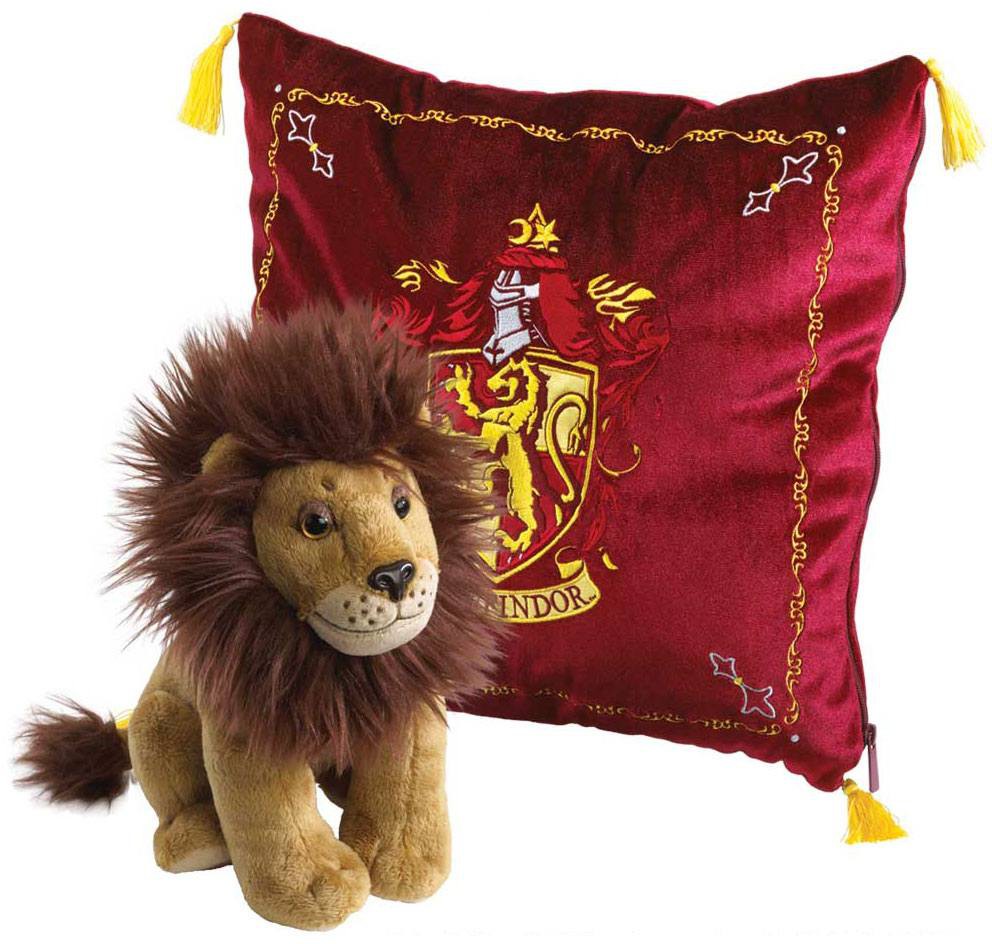 Läs mer om Harry Potter - Cushion with Mascot Plush - Gryffindor