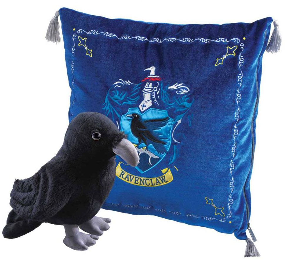 Läs mer om Harry Potter - Cushion with Mascot Plush - Ravenclaw
