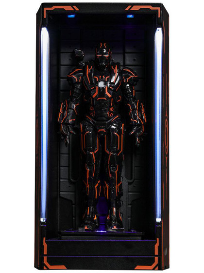 Iron Man 2 - Neon Tech War Machine Hall of Armor Diorama