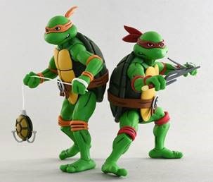 Turtles - Michelangelo & Raphael 2-Pack
