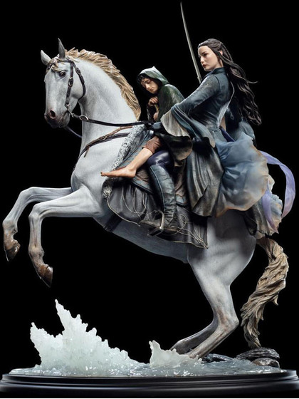 Lord of the Rings - Arwen & Frodo on Asfaloth Statue - 1/6