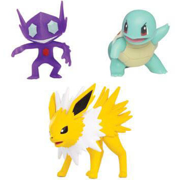 Pokemon - Battle Figure Set - Jolteon, Squirtle & Sableye