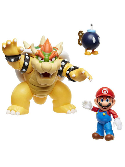  World of Nintendo - Mario vs. Bowser Lava Battle 3-Pack