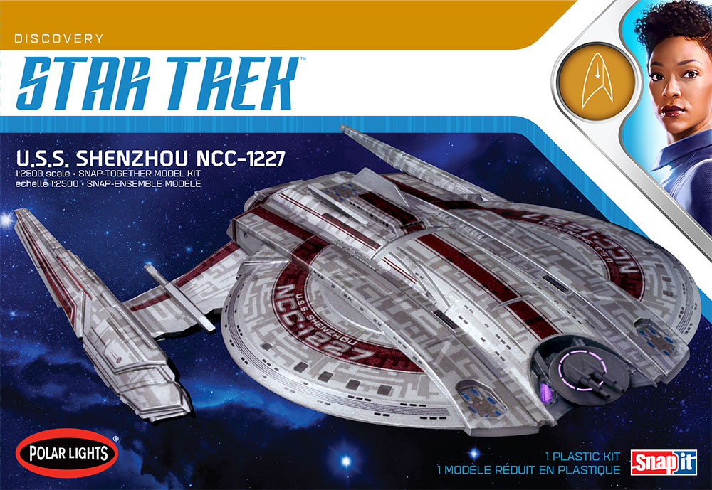 Läs mer om Star Trek Discovery - U.S.S. Shenzhou NCC-1227 Model Kit