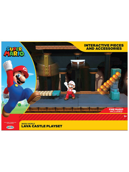 World of Nintendo - Lava Castle Playset