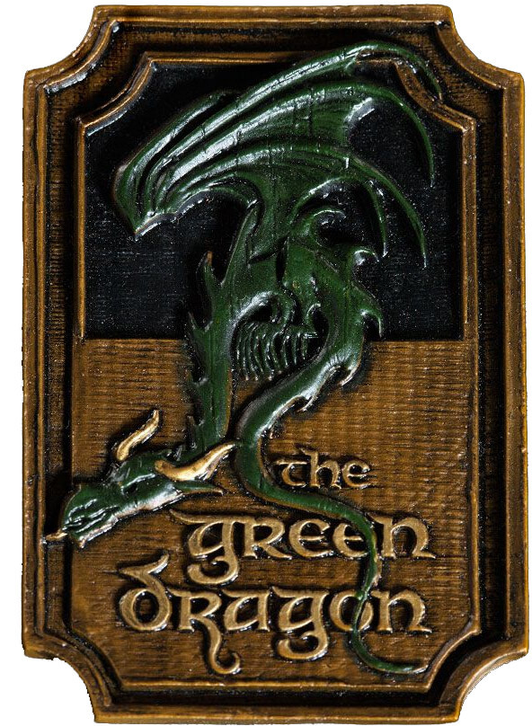 Läs mer om Lord of the Rings - The Green Dragon Fridge Magnet