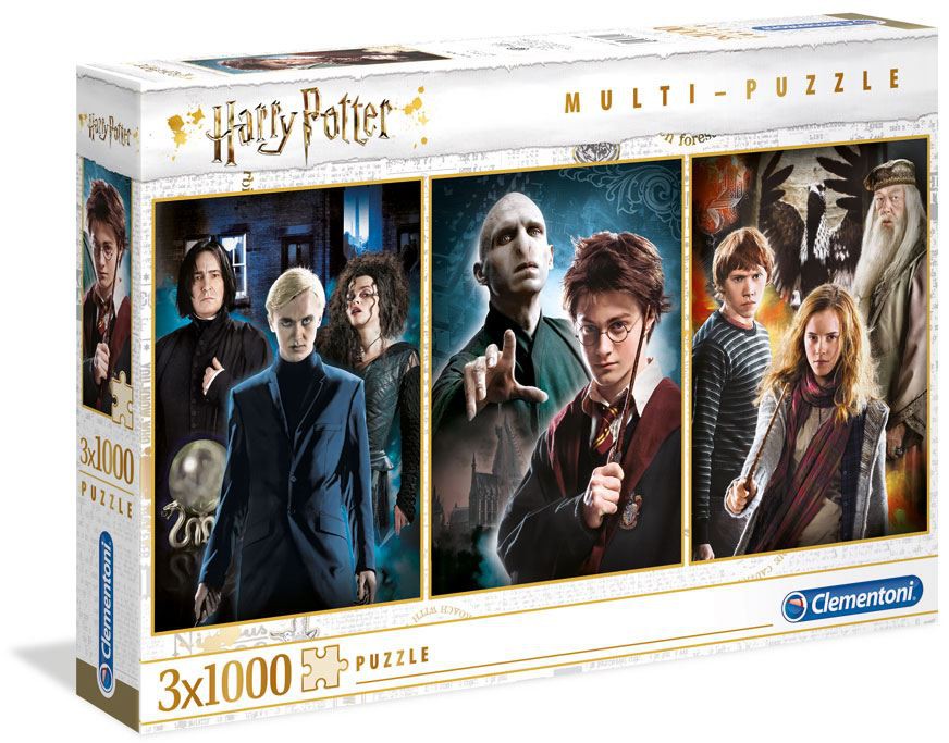 Läs mer om Harry Potter - 3-Pack Puzzles