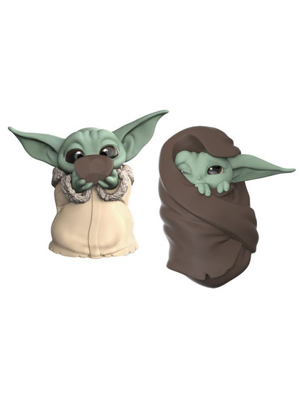 Star Wars Mandalorian Bounty Collection - The Child 2-Pack (Sipping Soup & Blanket-Wrapped)