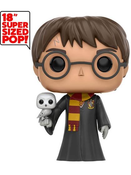 Super Sized Funko POP! Harry Potter - Harry with Hedwig