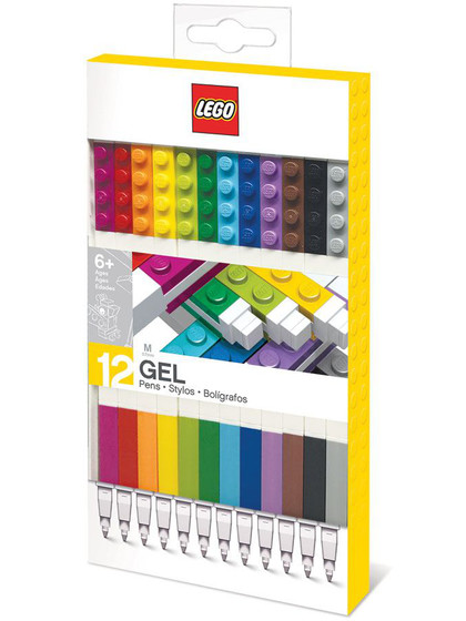 LEGO - Gel Pens 12-Pack (Bricks)