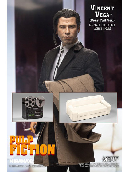 Pulp Fiction - Vincent Vega 2.0 (Pony Tail) Deluxe Version - 1/6