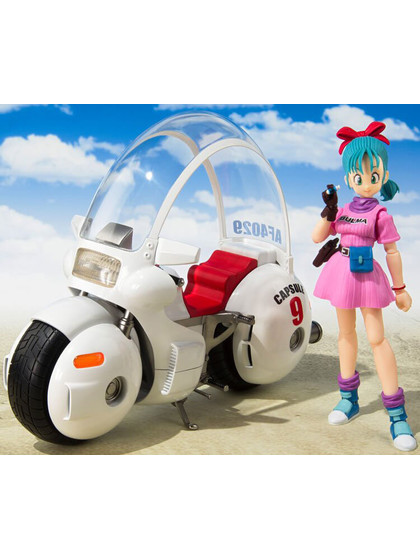 Dragonball - Bulma's Motorcycle Hoipoi Capsule No. 9 w. Figure - S.H. Figuarts