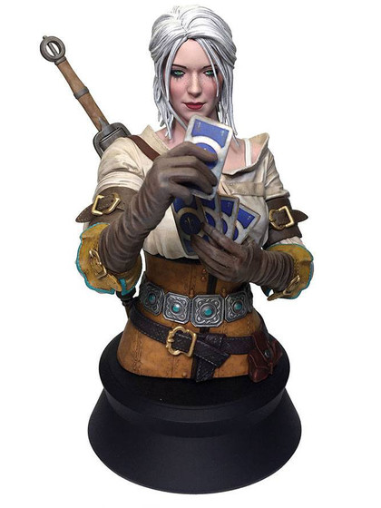 Witcher 3: Wild Hunt - Ciri Playing Gwent Bust