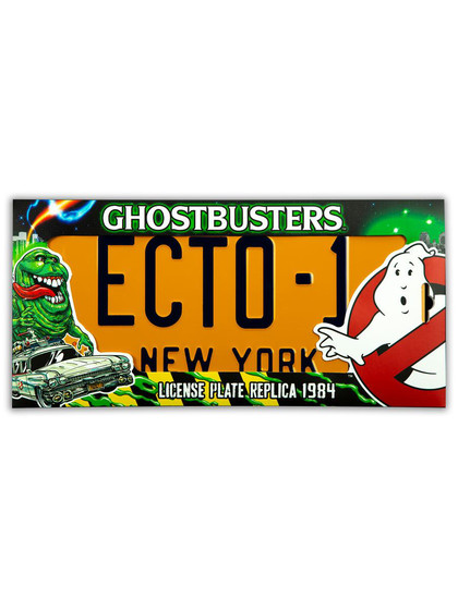 Ghostbusters - ECTO-1 License Plate Replica - 1/1