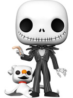 Super Sized Funko POP! Nightmare Before Christmas - Jack Skellington with Zero