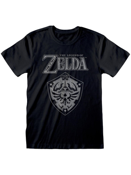 Legend Of Zelda - Distressed Shield T-Shirt