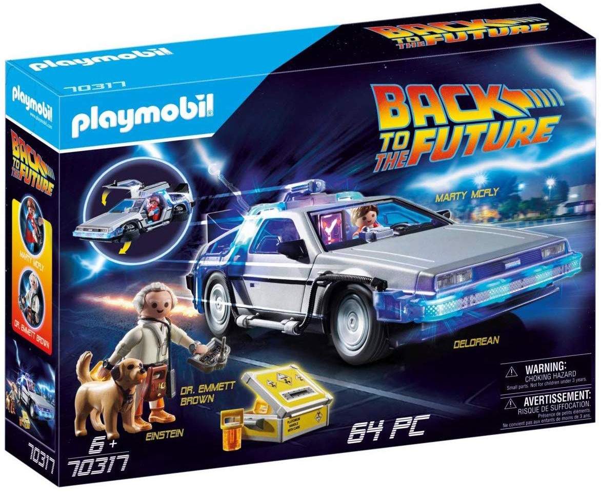 Läs mer om Playmobil: Back to the Future - DeLorean Time Machine 70317