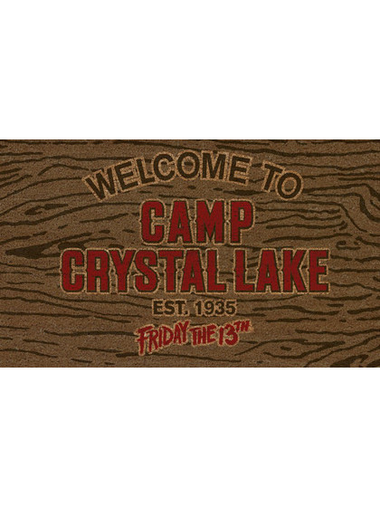 Friday the 13th - Welcome To Camp Crystal Lake Doormat
