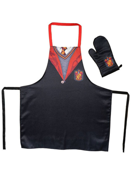 Harry Potter - Gryffindor School Uniform cooking apron with oven mitt