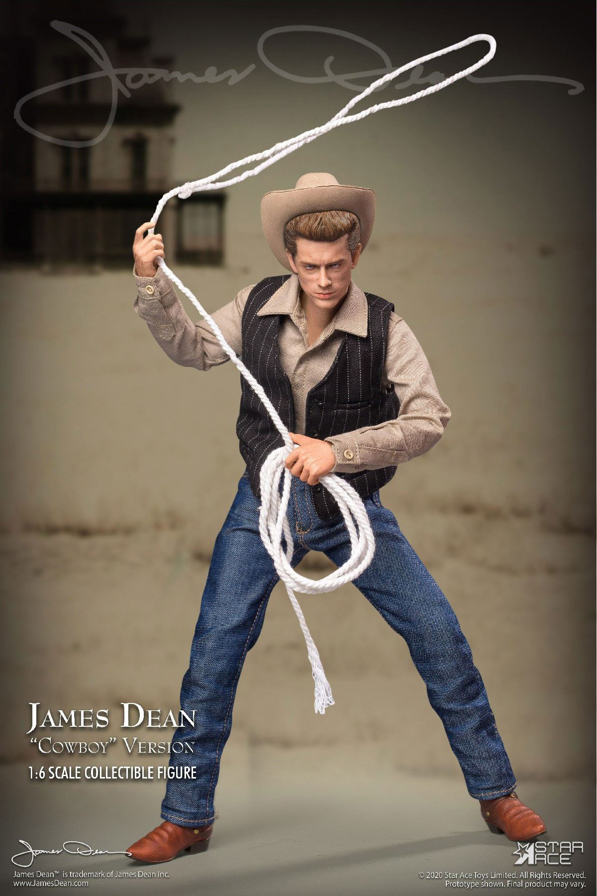 Läs mer om James Dean - James Dean Cowboy - 1/6