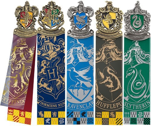Läs mer om Harry Potter - Crest Bookmark 5-Pack