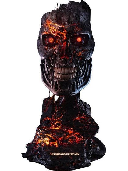 Terminator 2 - T-800 Endoskeleton Skull Battle Damaged Version - 1/1 