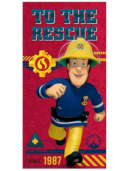 Fireman Sam - To the Rescue Towel - 70 x 140 cm
